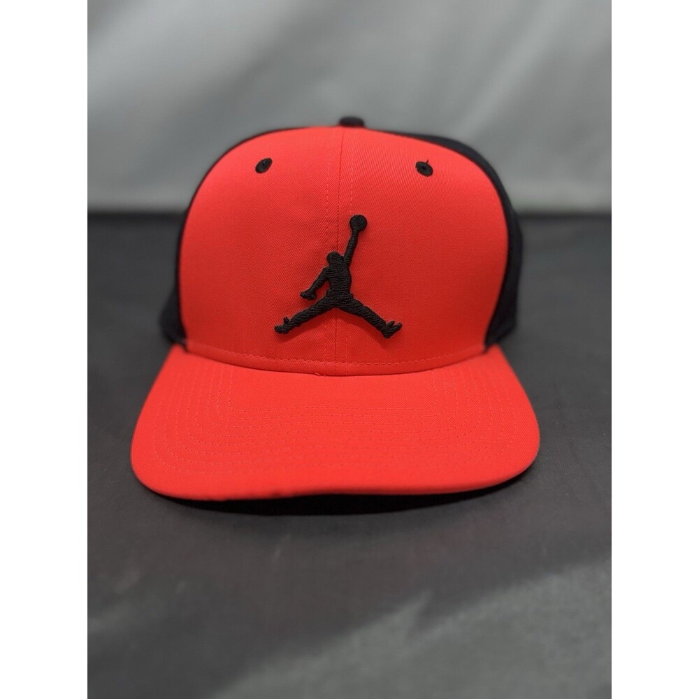 Jordan Jumpman Pro SnapBack Adjustable Hat Neon Orange Black OS